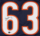 Jay Hilgenberg Signed Chicago Bears Jersey (Beckett) Super Bowl XX Champ/ Center