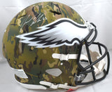 Jason Kelce Autographed Philadelphia Eagles F/S Camo Speed Authentic Helmet- PSA