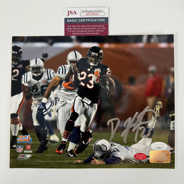 Autographed/Signed Devin Hester Chicago Bears 8x10 Football Photo JSA COA