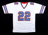 Damien Harris Signed Bills Jersey (Beckett) Buffalo's Top Running Back 2023