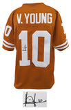 VINCE YOUNG University of Texas Longhorns Signed Football Jersey - SCHWARTZ