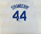 Darryl Strawberry Signed Los Angeles Dodgers Jersey (PSA COA) 8xAll-Star O.F.