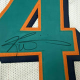 FRAMED Autographed/Signed RICKY WILLIAMS 33x42 Miami White Jersey JSA COA Auto