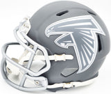 KYLE PITTS AUTOGRAPHED FALCONS SLATE GRAY SPEED MINI HELMET BECKETT 230066