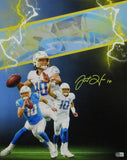 Justin Herbert LA Chargers Signed/Autographed 16x20 Photo Beckett 167601