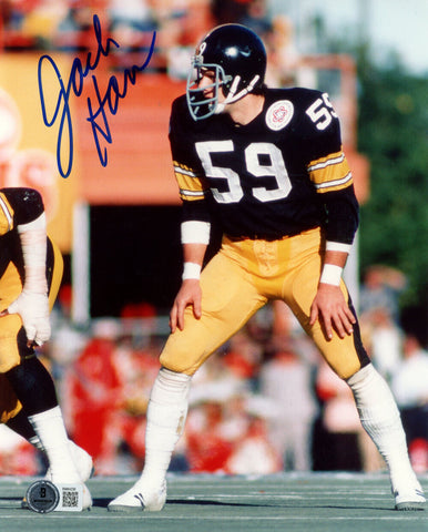 Jack Ham Autographed Pittsburgh Steelers 8x10 Photo Beckett 45559