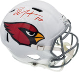 DEANDRE HOPKINS AUTOGRAPHED CARDINALS WHITE FULL SIZE HELMET BECKETT 193894