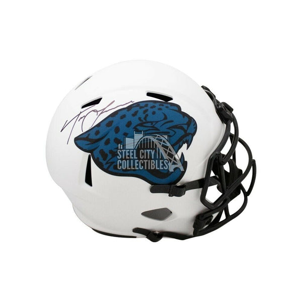 Trevor Lawrence Autographed Jaguars Lunar Eclipse Replica F/S Helmet - Fanatics