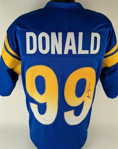 Aaron Donald Signed Los Angeles Rams Jersey (JSA COA) 7xPro Bowl Defensive End