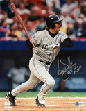 Larry Walker Signed Colorado Rockies PF 11x14 Photo 97 NL MVP Beckett 44736