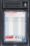 Reds Barry Larkin Authentic Signed 1988 Fleer Rookie #239 Card BAS Slabbed