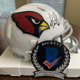 Kurt Warner Autographed Signed Arizona Cardinals Mini Helmet Beckett