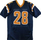 Marshall Faulk Autographed Blue/DK.Gold Pro Style Jersey-Beckett W Hologram