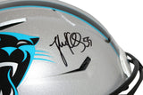 Luke Kuechly Signed Carolina Panthers Authentic Speed Flex Helmet BAS 31729