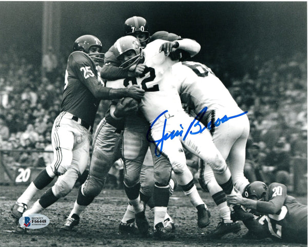 Jim Brown Autographed Cleveland Browns 8x10 Photo Beckett Authenticated #8