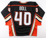 Jared Boll Signed Ducks Jersey (Beckett COA) Anahiem Right Winger