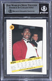 Hawks Dominique Wilkins Authentic Signed 1991 Skybox #10 Card BAS Slabbed