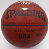 Walt Frazier Autographed Spalding I /O Basketball Knicks "HOF 1987" JSA #AT76256