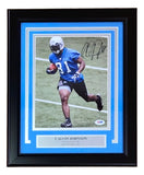 Calvin Johnson Signed Framed 8x10 Detroit Lions Photo PSA