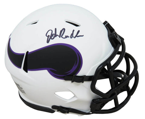 John Randle Signed Vikings Lunar Eclipse Riddell Speed Mini Helmet - (SS COA)