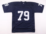 Mike Hartenstine Signed Penn State Jersey (JSA COA) Chicago Bears Super Bowl XX