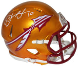 Derrick Brooks Autographed Florida State Seminoles Flash Mini Helmet BAS 36905