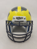 JJ MCCARTHY SIGNED MICHIGAN WOLVERINES SCHUTT MINI HELMET BECKETT COA