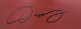 Oscar De La Hoya Autographed Red Everlast Boxing Glove- Beckett W Hologram *Left