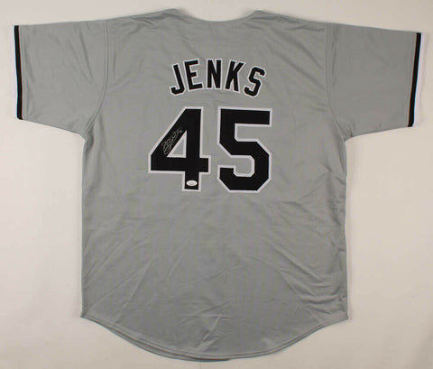 Bobby Jenks Signed Chicago White Sox Jersey (JSA COA) 2005 World Series Champ