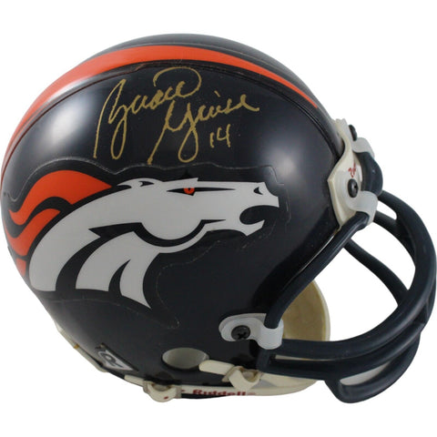 Brian Griese Signed Denver Broncos VSR4 Replica Mini Helmet Beckett 44281