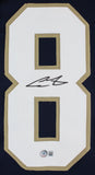 Cole Kmet Signed Notre Dame Fighting Irish Jersey (Beckett) Chicago Bears T.E.