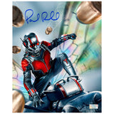 Paul Rudd Autographed Ant-Man 8x10 Antony Action Bullets Photo