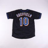 Gary Sheffield Signed New York Mets Black Jersey (PSA) 500 Home Run Club Member