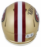 49ers Renardo Green Authentic Signed Speed Mini Helmet W/ Case BAS Witnessed