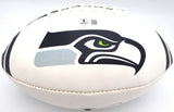 Cortez Kennedy Autographed Logo Football Seahawks "HOF 12" Beckett QR #BM37179