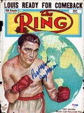 Joey Maxim Autographed Signed The Ring Magazine Cover PSA/DNA #S47177