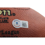 Simon Fletcher Autographed/Signed Wilson Leather Mini Football BAS 44309