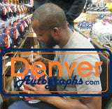 Champ Bailey Autographed/Signed Denver Broncos Authentic Helmet HOF JSA 23972