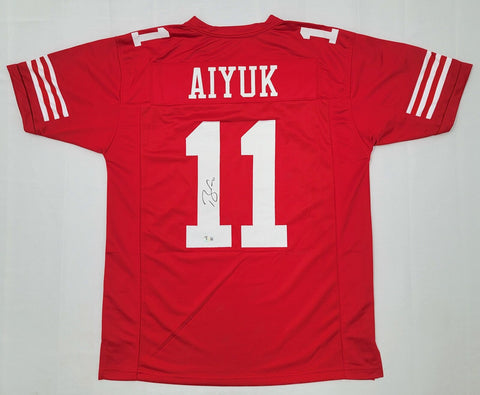 Brandon Aiyuk Signed San Francisco 49ers Pro Style Red Jersey Beckett Witnessed