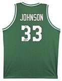 Michigan State Magic Johnson Authentic Signed Green Jersey BAS Witnessed 2