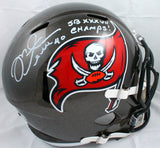 Mike Alstott Signed TB Bucs F/S 97-13 Speed Helmet w/SBC-Beckett W Hologram