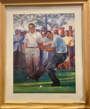 Arnold Palmer & Bob Hope Signed Lithograph L.E. #260/ 1,000 Artist Signed