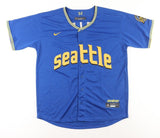 Bryce Miller Signed Mariners / Seattle Pilots Throwback Nike Jersey (JSA COA)