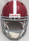 MAC JONES AUTOGRAPHED ALABAMA RED FULL SIZE SPEED HELMET BECKETT WITNESS 206520