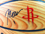 John Wall Autographed Spalding Wood Grain Basketball w/ Rockets Logo - Beckett W