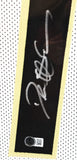 Deion Sanders Autographed Custom White CU Jersey Deluxe (33.5"x39.5") Frame BAS
