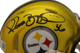 Jerome Bettis Autographed Pittsburgh Steelers Flash Mini Helmet Beckett 35566