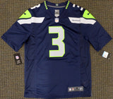 SEAHAWKS RUSSELL WILSON AUTOGRAPHED BLUE NIKE TWILL JERSEY XXL RW HOLO 159117