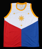 Manny Pacquiao Signed Filipino Flag Jersey Inscribed "Pacman" (Beckett COA)