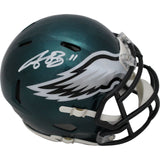 AJ Brown Signed Philadelphia Eagles Mini Helmet Beckett 40791